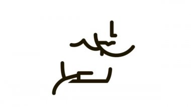 Kız Liposoluble Vitamin Simgesi Canlandırması