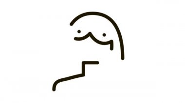 Kadın Silüeti Simgesi Canlandırması