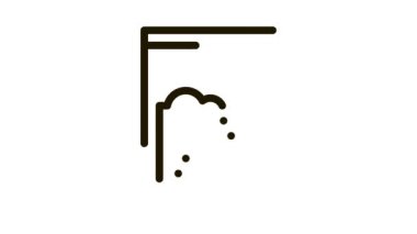 Kokain Uyuşturucu Torbası Simgesi Canlandırması