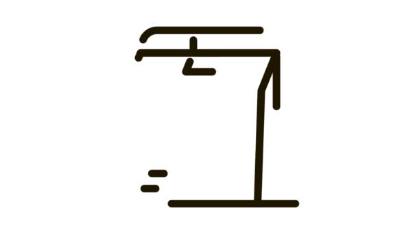 Uzavřený papírový sáček pro balení potravin Animace ikon — Stock video