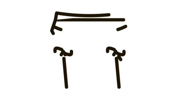 Suspender Belt Icon Animation — Videoclip de stoc