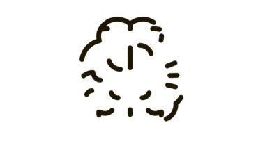 İnsan beyin simgesi canlandırması