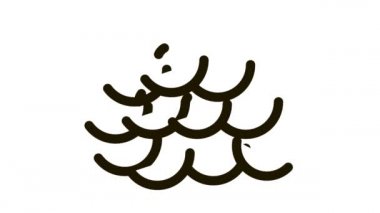 Somon Havyarı Simgesi Canlandırması