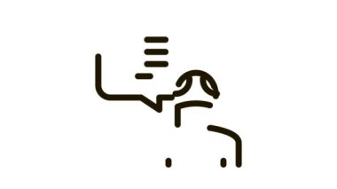 Yaşlı Adam Simge Canlandırması Konuşuyor