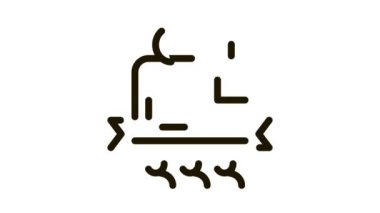 İnsan Kurdele Simgesi Canlandırması