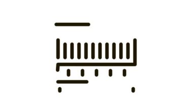 Cot Bebek Yatağı Simgesi Canlandırması