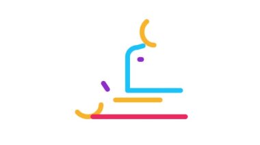 İnsan akupunktur ve Doktor Simgesi Canlandırması