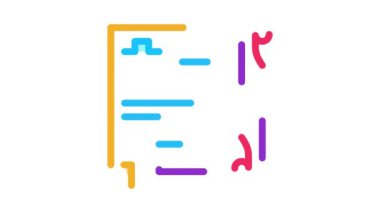 akupunktur tıbbi yönlendirme simgesi canlandırması