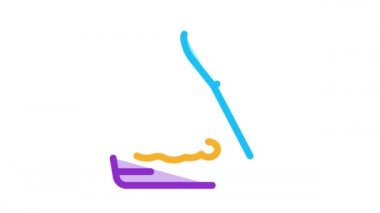 Tabaktaki peynir ve bıçak simgesi canlandırması