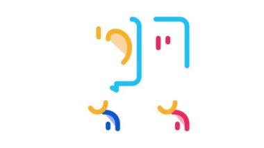 Gastroenterolog doktor danışmanlığında resepsiyon Simge Canlandırması