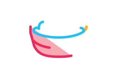 Bir kase bitmiş mayonez simgesi canlandırması