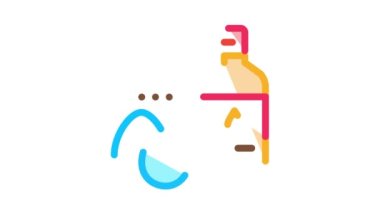 Tereyağlı yumurta ve biber ev yapımı mayonez ikonu animasyonu