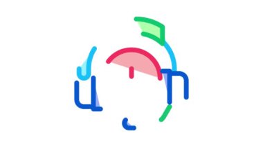 Müzik kulaklıkları dikkatini dağıttı Simge Canlandırması