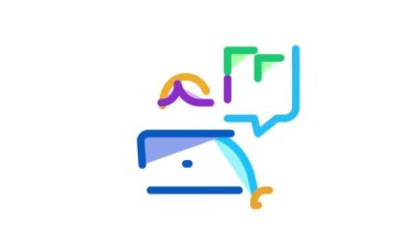 Gözetim stajyeri simgesi illüstrasyonu