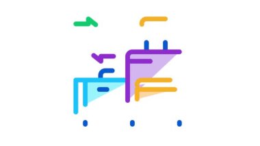 göç göçü bagaj ikonu illüstrasyonu