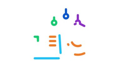 Rüzgar enerjisi teknisyenlerinin yönetimi Simge Canlandırması