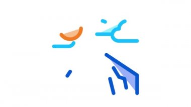 Dağ zirvesi simge canlandırması