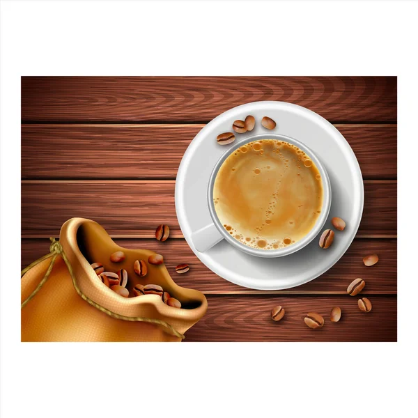 Coffee House Elegance Promotional Poster Vector