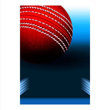 Kriket Dinlenme Broşürü Tanıtım Posteri Vektörü