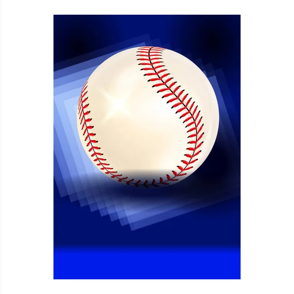 Baseball Bat And Ball Sport Game Poster Vector