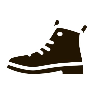 Tamir edilmiş ayakkabı sembolü vektörü. Tamir edilmiş Ayakkabı Tabelası. izole edilmiş sembol çizimi