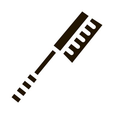 Ayakkabı Temizleme Fırçası sembol vektörü. Ayakkabı Temizleme Tabelası. izole edilmiş sembol çizimi