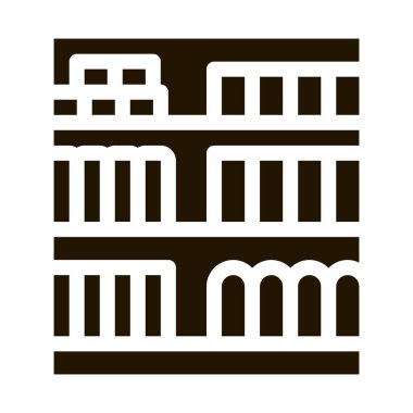 Dükkan Sayacı sembol vektörü. Tezgahtar tabelası. izole edilmiş sembol çizimi