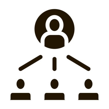 İnsan Buluşma glifleri ikon vektörü. İnsan Buluşma İşareti. izole edilmiş sembol çizimi