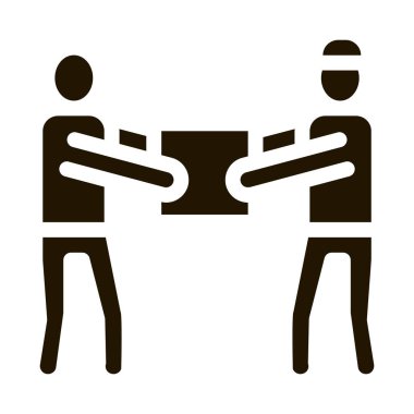 Parsel sembol vektörünün aktarımı ve sayısı. Nakil ve Paket İşareti Sayısı. izole edilmiş sembol çizimi