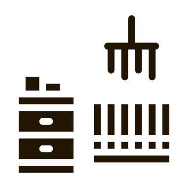 Çocuk Odası Simge Vektörü Kabartması