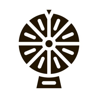 Wheel of Fortune Icon Vector Glyph Illustration clipart