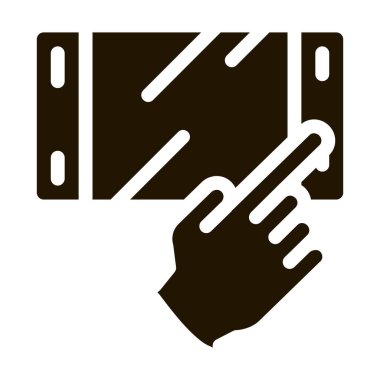 Oyun Konsolu Simgesi Vektör Çizimi