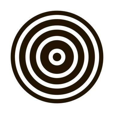 Golf Topu Simgesi Vektör Kabartması