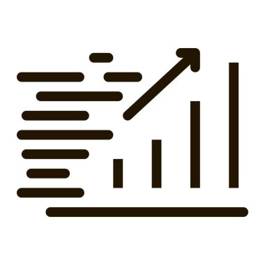 Hızlı Büyüme Grafik Simgesi Vektör Çizimi