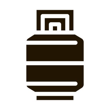 Metalik Varil sembol vektörü. Metalik fıçı işareti. izole edilmiş sembol çizimi