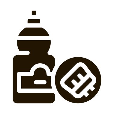 Sıvı Şişe sembolü vektörü. Sıvı Şişe İşareti. izole edilmiş sembol çizimi