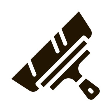 Palet Bıçak sembolü vektörü. Palet Bıçak İşareti. izole edilmiş sembol çizimi