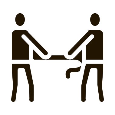 Savaş Çekiştirici Savaş sembolü vektörü. Römorkör Savaş İşareti. izole edilmiş sembol çizimi