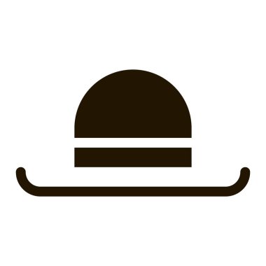 Melon Şapka Vektör İllüstrasyonu