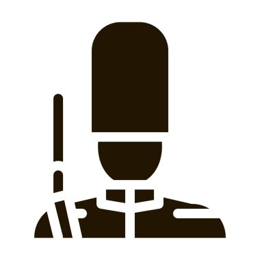 Kraliyet muhafızı simgesi Vektör Kabartma