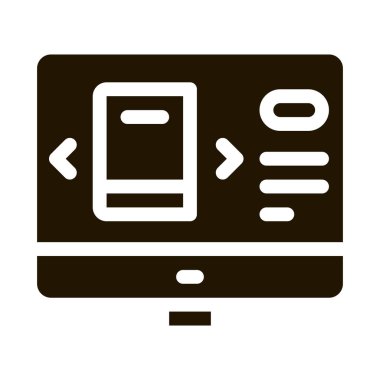 bilgisayar kitabı seçim simgesi Vektör Kabartması