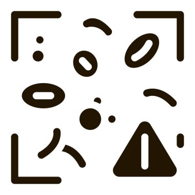 Kan ikonu Vektör Kabartması 'nda zararlı maddeler