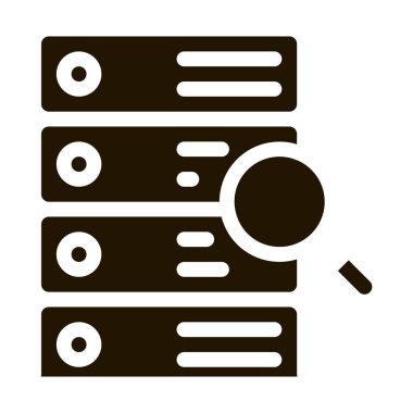 parçacık araştırma algoritması simgesi Vektör Çizimi