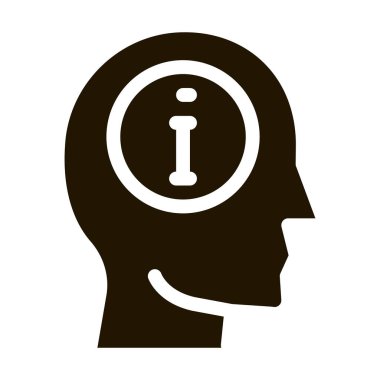 Tanık ikonu Vektör Glyph İllüstrasyonu