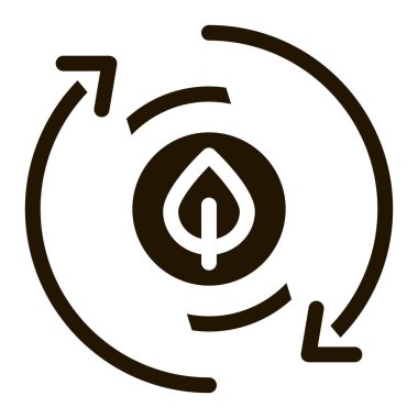 Doğa ikonunun restorasyonu Vektör Kabartması