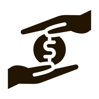 Para simgesi Vektörü Görünümü üzerinde kişisel denetim