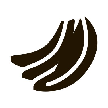 Bir grup muz ikonu Vektör Kabartma Çizimi