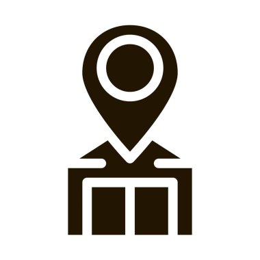 ev konum belirleme simgesi Vektör Kabartması