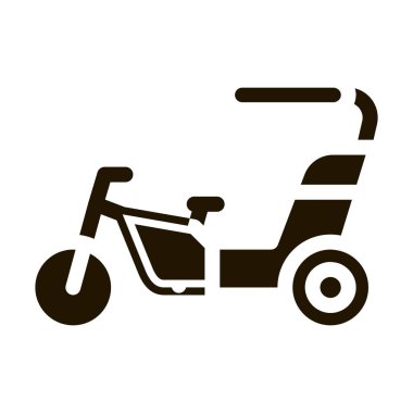 Malezya ikon vektör illüstrasyonunda ulaşım aracı