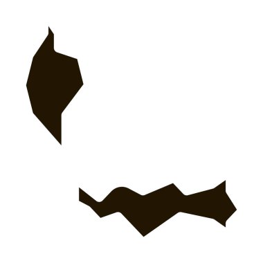 Harita simgesindeki malezya Vektör Çizimi